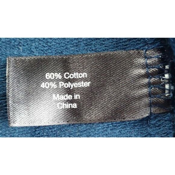 Lane Bryant Blue Long Sleeve Pullover Knit Top With Bling Size 20/24 2X - Picture 6 of 9